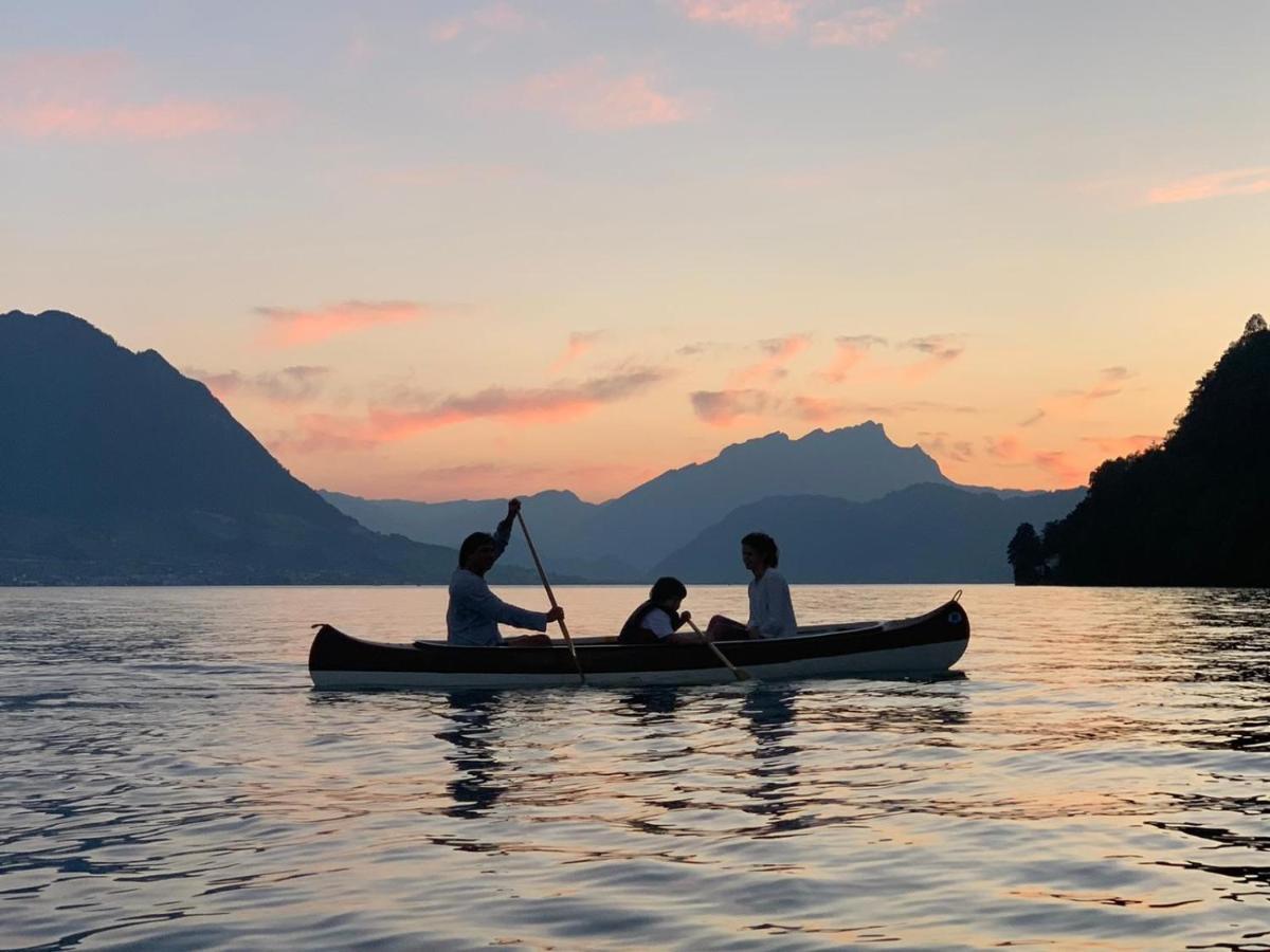Ferienwohnungen Mit 4 Betten In Gersau Direkt Am Vierwaldstaettersee Buitenkant foto