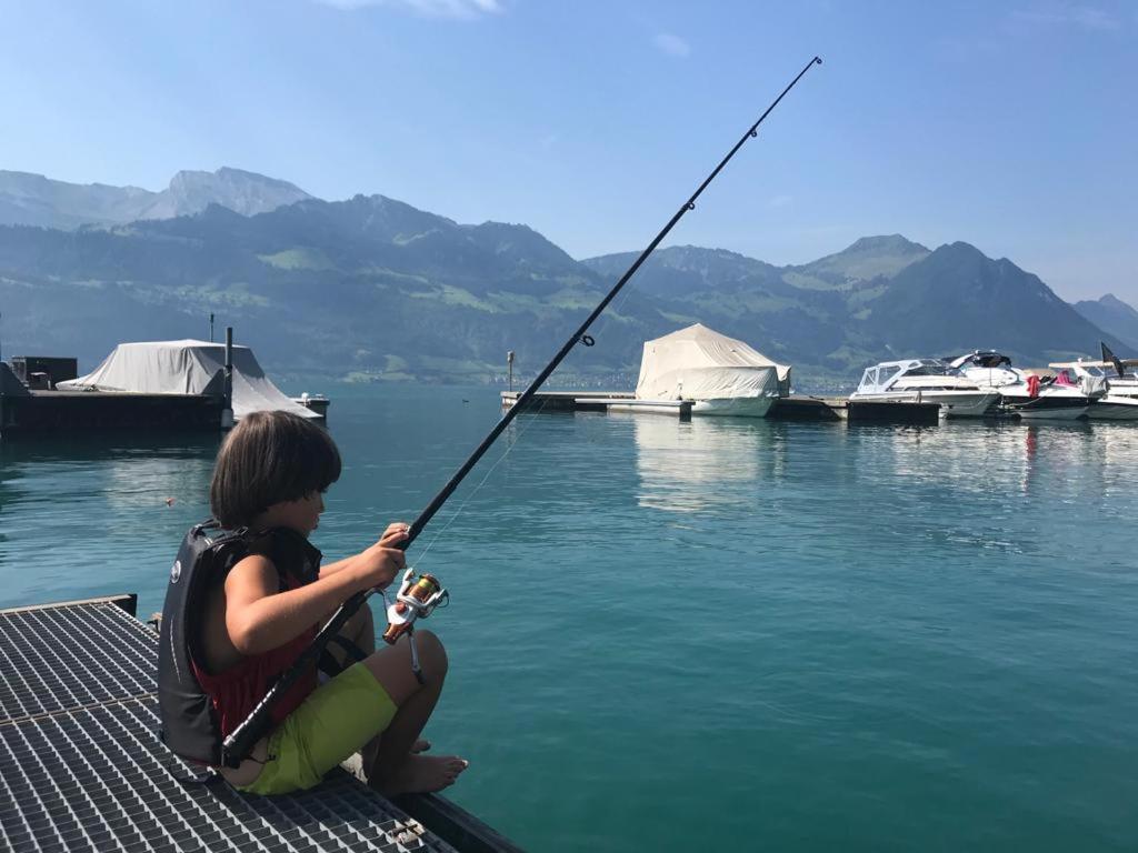 Ferienwohnungen Mit 4 Betten In Gersau Direkt Am Vierwaldstaettersee Buitenkant foto