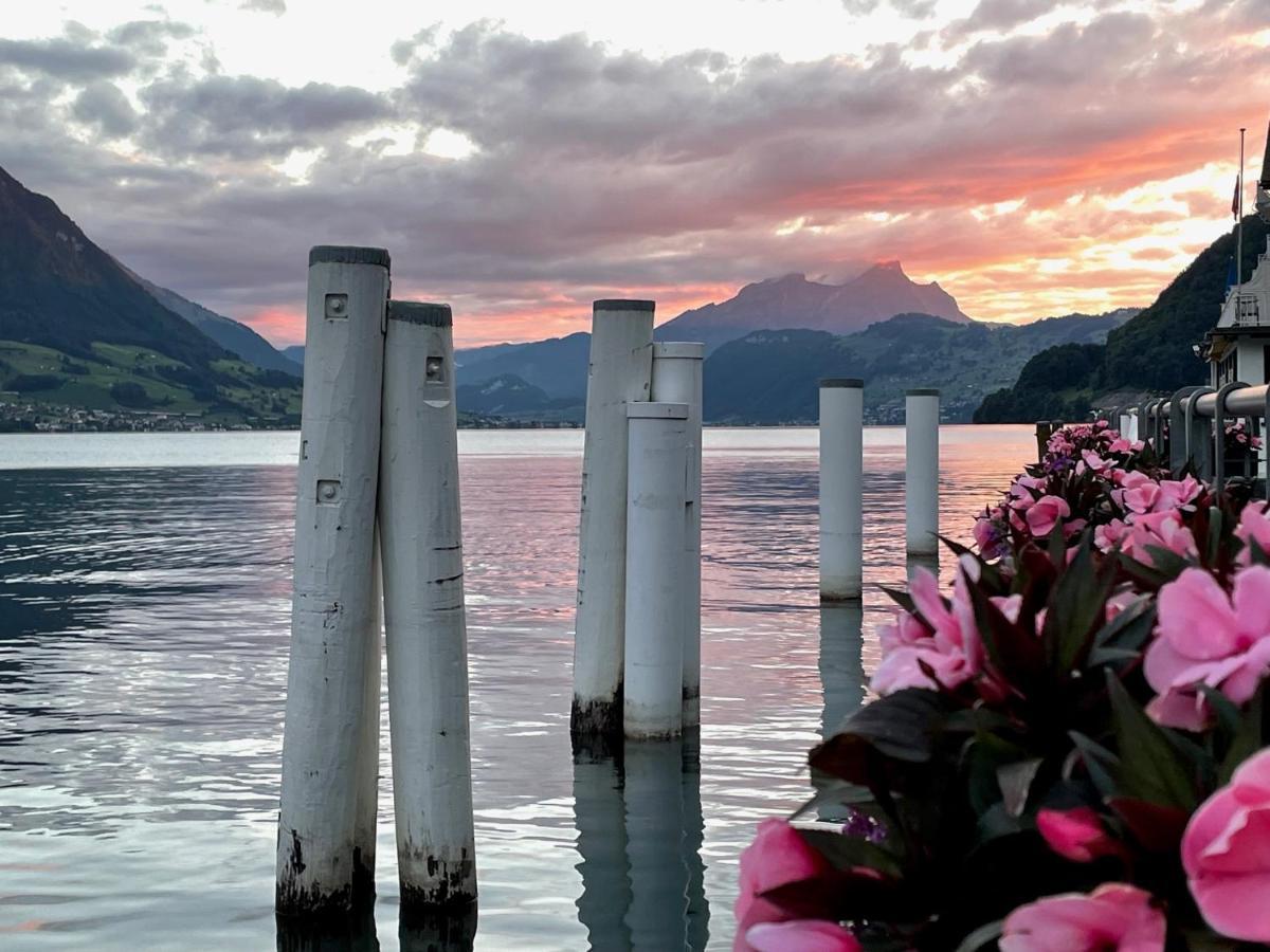 Ferienwohnungen Mit 4 Betten In Gersau Direkt Am Vierwaldstaettersee Buitenkant foto